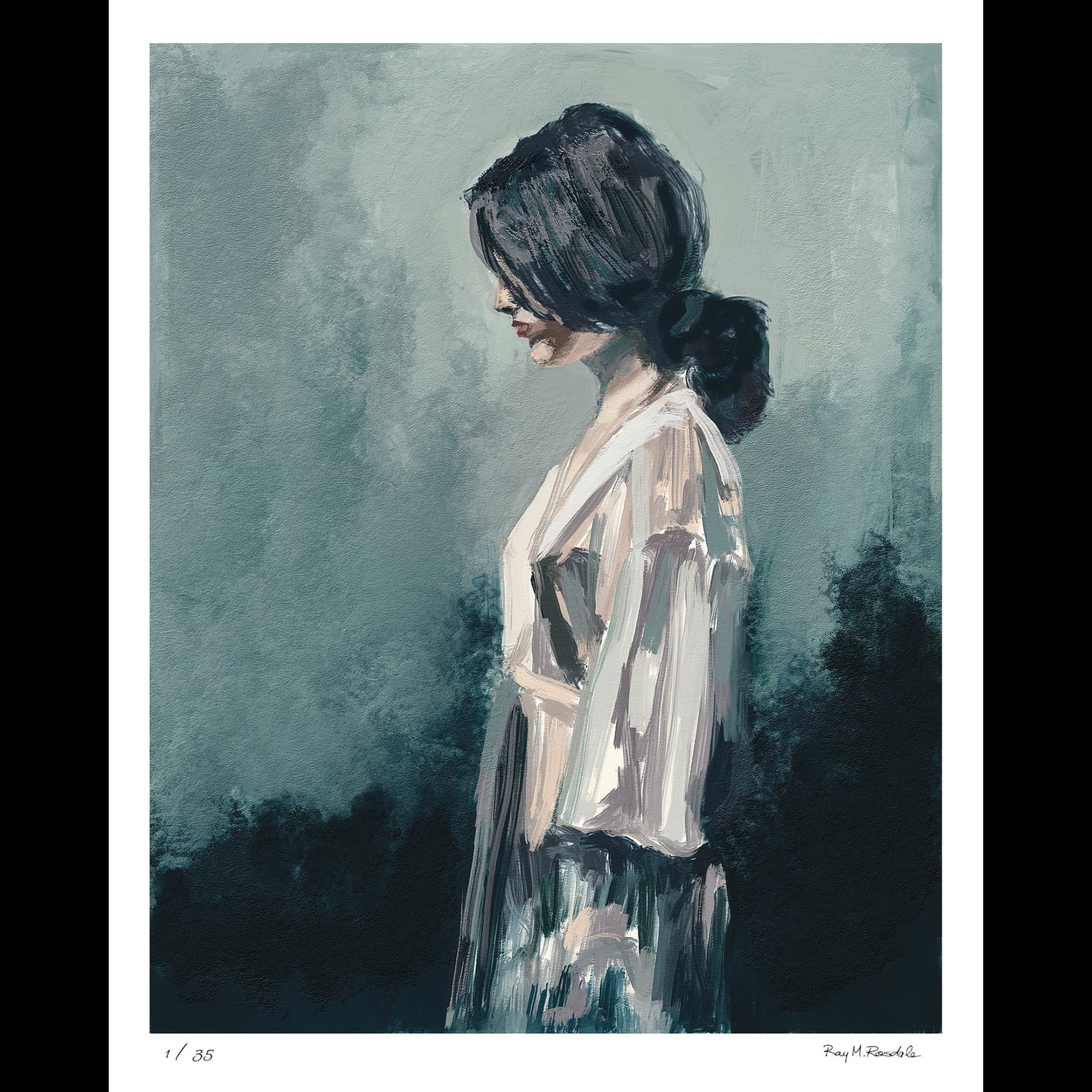Woman Blue
